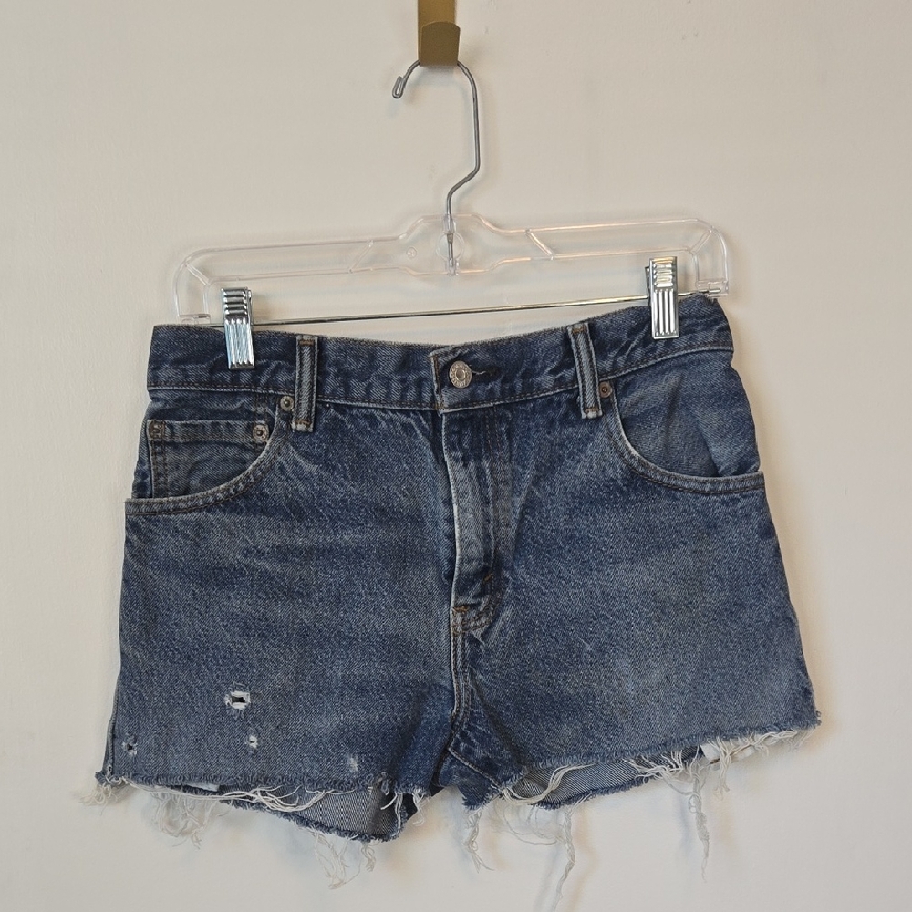 293. Levi Distressed Denim Women's Shorts